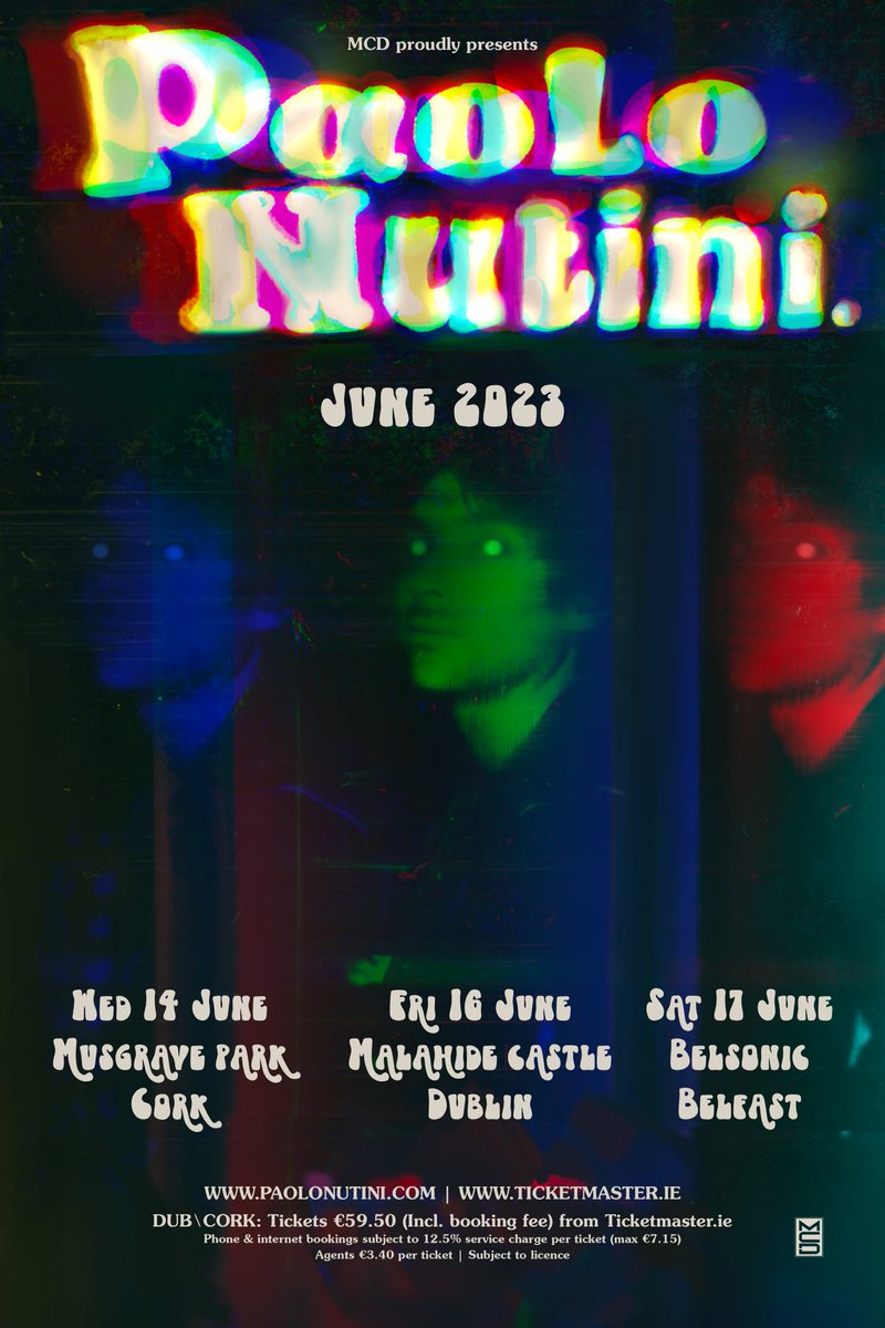 PaoloNutini's tweet photo. Ireland - June 2023

Tickets on sale Friday 19th August at 10am - https://t.co/oqQeSAQzSL https://t.co/W1ZLv5rAUd