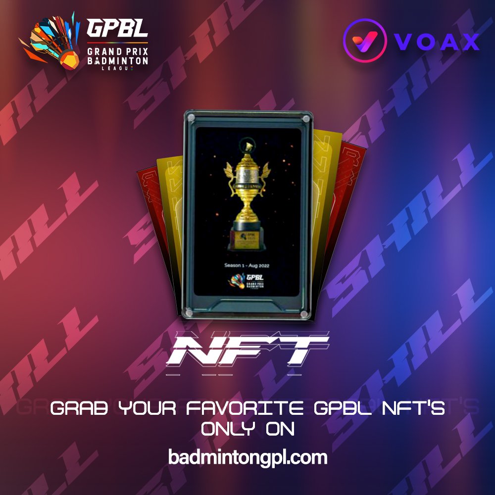 thewbsl's tweet photo. Grab your favorite GPBL NFTs on https://t.co/S8zGn3lMUm. 
@voaxnft 

#hodimaga #gpbl #nfts #badminton #league #sports  #nftpartner https://t.co/laxEsXV4Qi