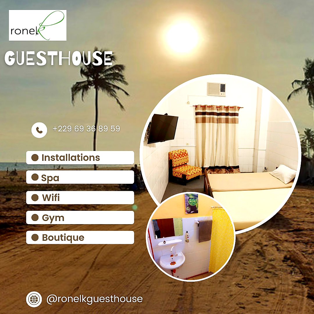 RKlaingar's tweet photo. 📲+229 69 36 89 59
#ronelk #ronelkguesthouse #maisondhotes #Cotonou #Benin #tourisme #visitercotonou https://t.co/Qyar92GssA