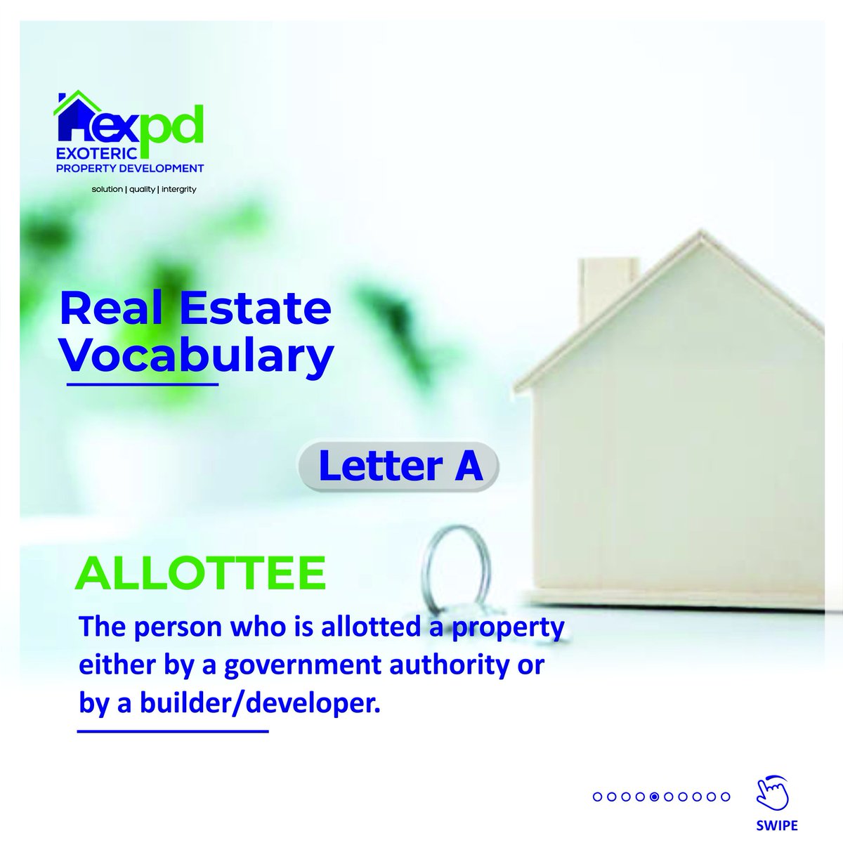 Exotericpro's tweet photo. Real Estate terminologies, to know more about Real estate kindly click on the follow button and notification button. And follow @exotericproperty on all social media pages. 
#AbujaTwitterCommunity #Abuja #eventinubu #ilebaye #obidients #ipob https://t.co/PqbEhrUk4b