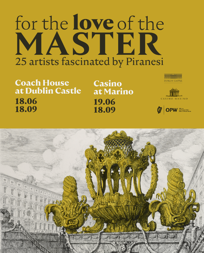 Tomorrow our lunchtime #HeritageWeek event explores our current collection For the Love of the Master, contemporary artists fascinated by Piranesi. Join our guides Brigid and Hazel and one of the curators for a talk at 1pm. Book early.
casinomarino.ie/exhibitions/