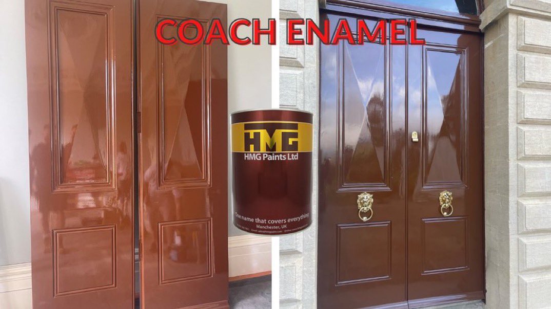 RabartDecor's tweet photo. Thankyou @flyingpig13 for sharing this photo with us.

Your door looks fantastic - what a finish! 

Product: @HMGpaints Coach Enamel (Gloss)
Colour: Ral 8011

Rabart is a distributor for all of HMG's excellent products - please ask for any details. #rabart https://t.co/xSqvvUWi0j