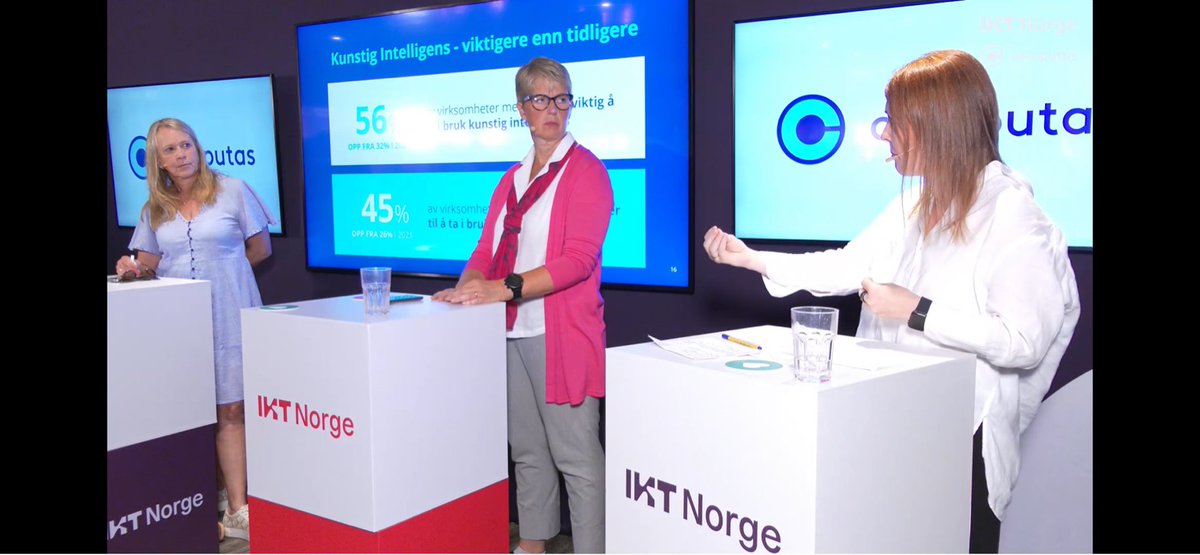 "Alt som er et verktøy kan også være et våpen. Derfor må vi ha reguleringer på plass." <a href="/lenalundgreen/">Lena Lundgreen</a> om #KI på #Arendalsuka.