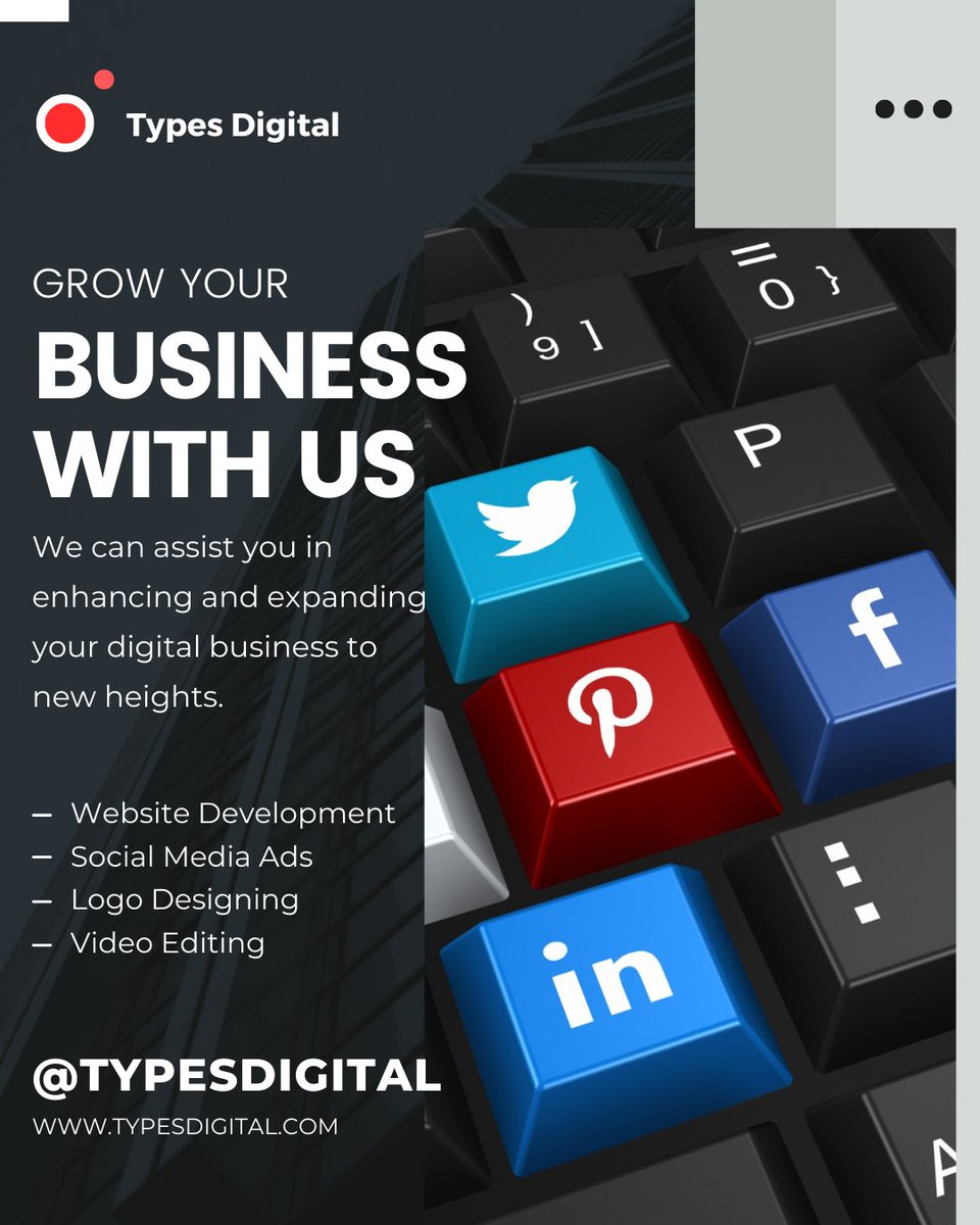 TypesDigital's tweet photo. Most businesses have some form of digital marketing, but many do not realize the potential it has to grow their business. 
-
Many small businesses are still using traditional marketing techniques that are no longer effective. 

 #socialmedia #marketplace #typesdigital https://t.co/yDlgUVPsz1