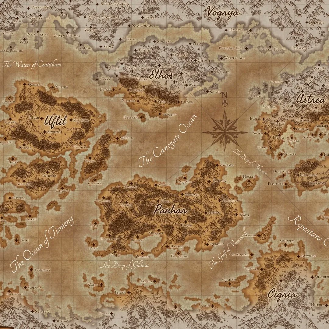 DungeonDiariess's tweet photo. Mapping it Out

Our homebrew world, Ebha, was once just a figment of our GM's imagination. He sketched out maps on paper and then drew them out like these ones on the photo.

As time went by, we gained the capability to digitalize our maps. Which style do you like more? https://t.co/dcyi23QtkB