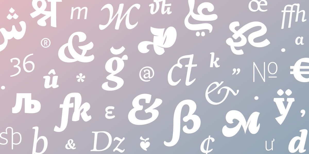 Today’s featured foundry is Rosetta, producers of magnificent typefaces that also have broad language/script support: fonts.ilovetypography.com/fonts/rosetta
I’m going to highlight three of my favorite Rosetta font families...