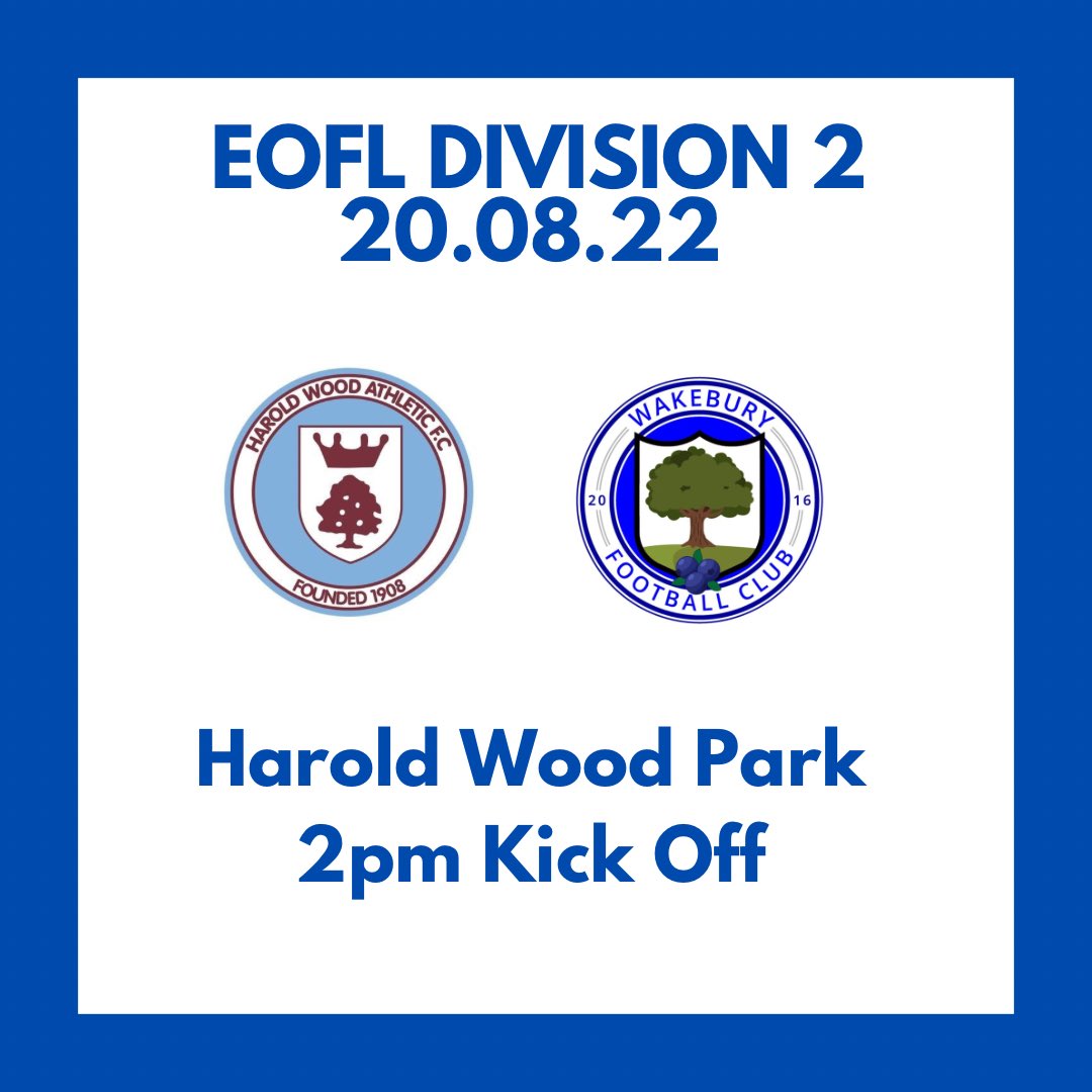 Next Up

Another tricky away day for the berries as we travel to Harold Wood Park to take on <a href="/HWAFC_Reserves/">Harold Wood Athletic FC Reserves</a> 

🔵⚪️🔵⚪️

#UTB