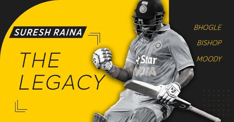 ICC's tweet photo. This day in 2020, another Indian legend called time on his international career. 

Relive the legacy of @ImRaina 📽️