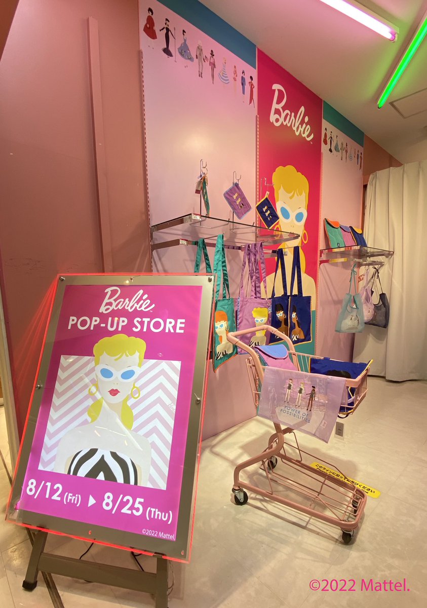 SHIBUYA109NET's tweet photo. 👢👢Barbie POP-UP STORE💋

期間限定で開催中の
バービーポップアップが可愛すぎることを
お知らせします💄

どんな絵柄でも凛としたカッコ良さ
さすがすぎない？？
#バービー https://t.co/5KIGtCnNIc