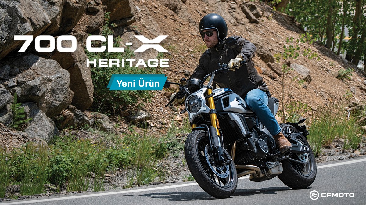 cfmototurkiye's tweet photo. Yeni 700 CL-X Heritage ile gerçek cesareti ve özgürlüğü hissetin!
Cruise Kontrol Sistemi ve 2 farklı sürüş moduna sahip 700 CL-X Heritage'in güçlü motoru size gerçek özgürlüğü hissettirecek! 🙂
700 CL-X Heritage'i yakından incelemek için > https://t.co/9kLqMrF00b
•
#700clx https://t.co/yG7WcJHMMQ