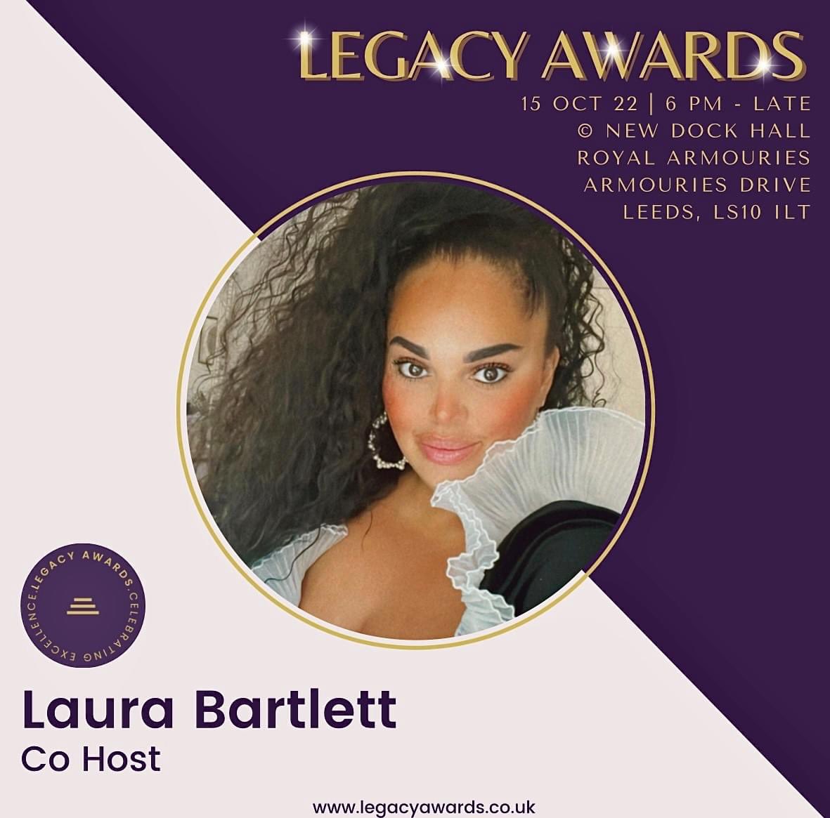 laurabartlett0's tweet photo. So honoured to announce 🥳
I’m the Co-host for this years @legacy_awards
Alongside the legend that is @ChuckyVenn
The awards are all about saluting and highlighting progress, inclusion and involvement of the diverse city we all know and love here in #Leeds!
#LifeofLaura https://t.co/kyYZCfaa8f