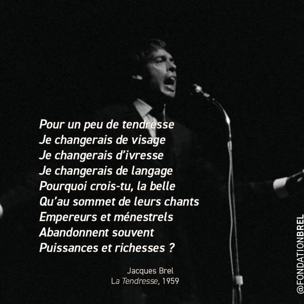 FondationBrel's tweet photo. Jacques Brel. La Tendresse, 1959. https://t.co/cgZrohkvdq