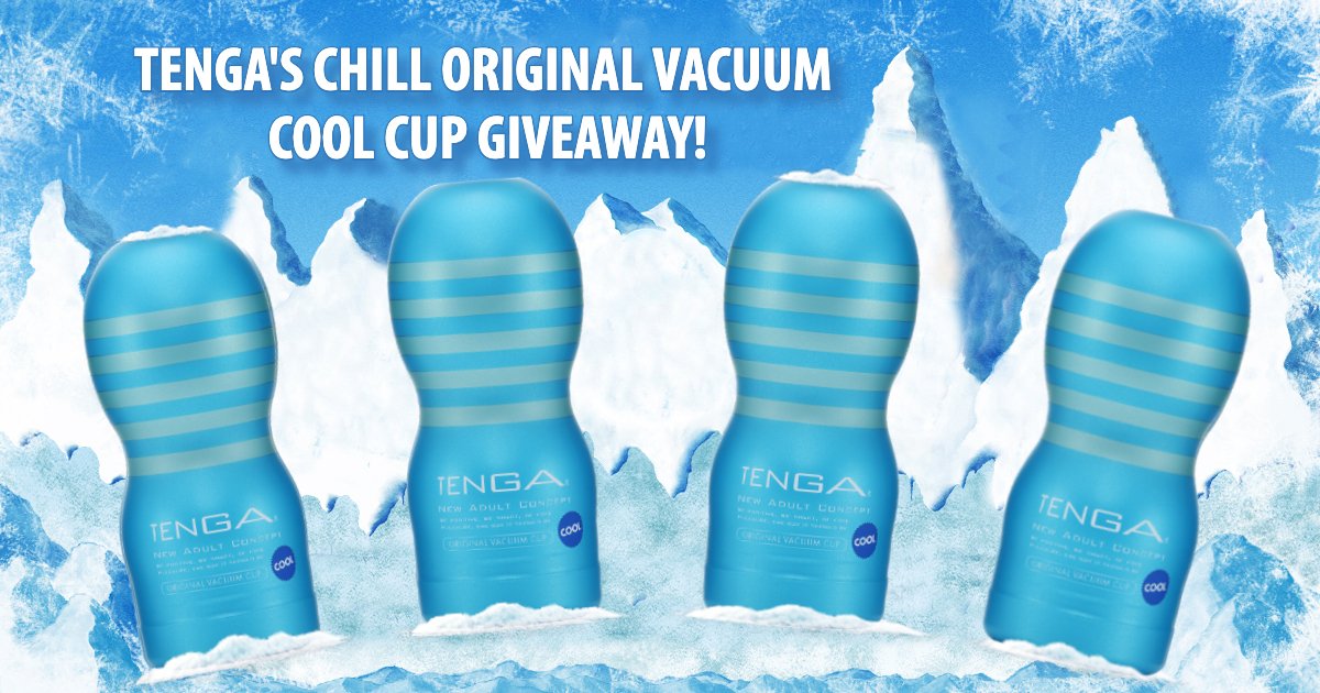 TENGA_Global's tweet photo. ❄️ TENGA COOL Giveaway! ❄️
Still sweating this Summer? We've got you! 😎 
We're giving away our COOL VACUUM CUPs to 5 lucky winners! 🎉🎁
How to enter:
1) Follow @TENGA_Global 
2) Like &amp; Retweet
3) Tag a friend!
4) Let us know your fave ice cream!
Winners announced on the 20th! https://t.co/aIEu8HqzRx