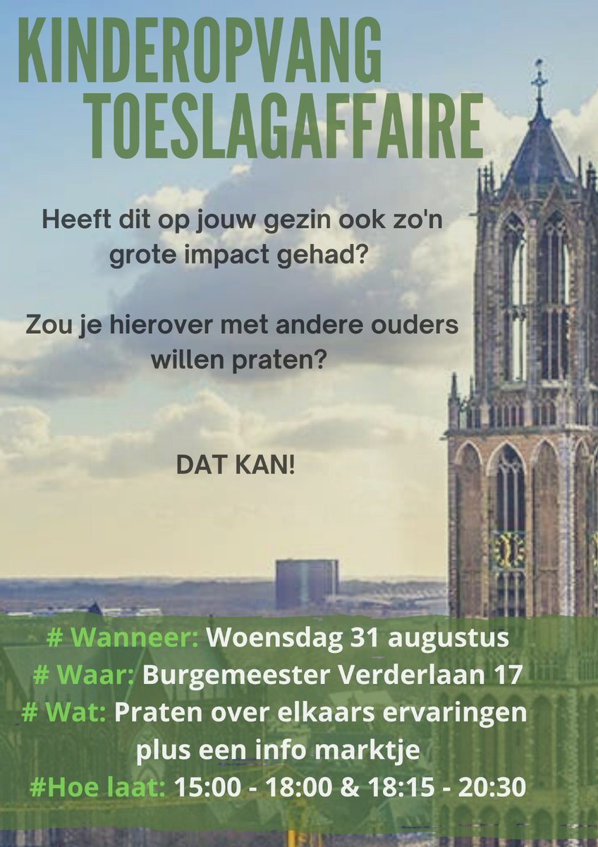 Ben je slachtoffer van de toeslagenaffaire? Je bent van harte welkom op de bijeenkomst voor lotgenoten die we organiseren op 31 augustus a.s. #buurtteams