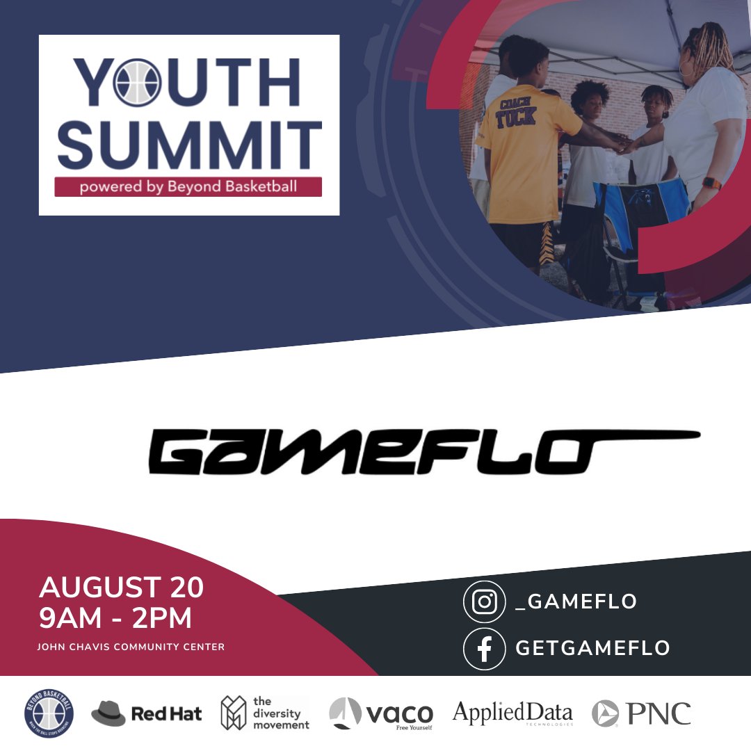 beyondbballinc's tweet photo. The next topic at the Inaugural Beyond Basketball Youth Summit on Saturday, 8/20 is STEM! Youth participants will work through an interactive session on technology with the GameFlo team! @_gameflo
#beyondbasketball #nonprofit #partnership #stem #gameflo #blackownedbusiness https://t.co/e8msIQBJpl