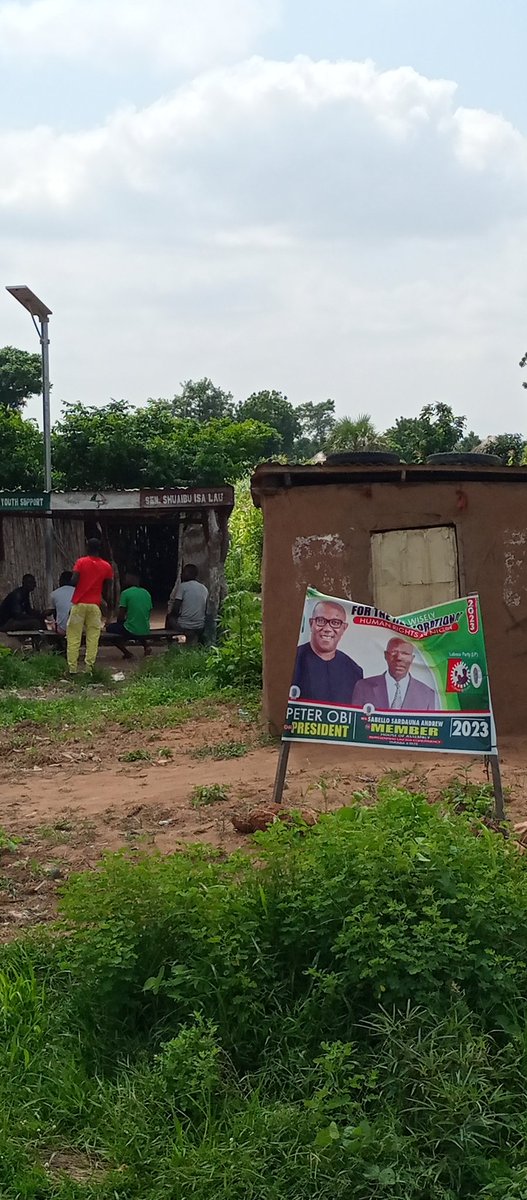 Even PDP youths in this village are Obidient 💯 I snapped it myself