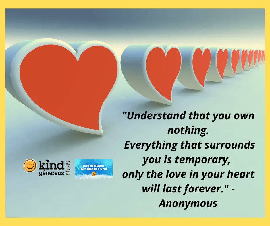 Whatever you do, do it with love in your heart 💛💙KC

#KindCanadGenereux #BeKind #BuildKindCommunities #BeKindAlways #CreateASmile #BeTheChange #RandomActOfKindnessDay #RAK2022 #KindOttawa #WKM