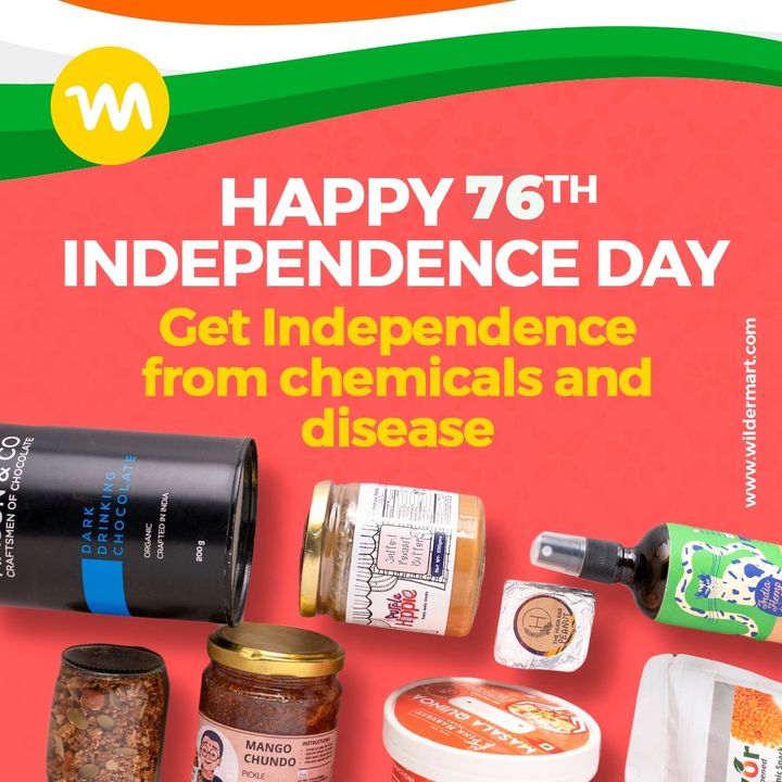WildermartIndia's tweet photo. Happy Independence Day to everyone! https://t.co/h6x4eDhCSK