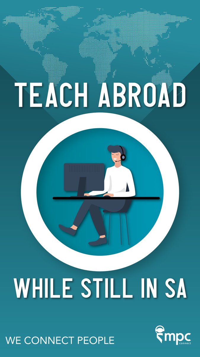 NMU_CareerServ's tweet photo. #OnlinePresentation : MPC : Teach English Online
MPC will be hosting an online presentation regarding job opportunities
Date: Thursday 18 August
Time: 13:00
Platform: ZOOM (Link below)
Join Zoom Meeting
https://t.co/Goh102urQf
Meeting ID: 919 0035 1526
Passcode: 0ziEV4 https://t.co/Ag8YNDtrvT