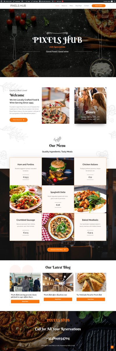 Web_designer07's tweet photo. #PIXELSHUB #irish #restaruant #website #design

hire me:
https://t.co/fXuv3eobJg

#wordpressdeveloper #themedeveloper #design #developer #web #pagebuilder #wordpress #elementor #webdesigner #webdeveloper #topseller https://t.co/2rYZaKURZU