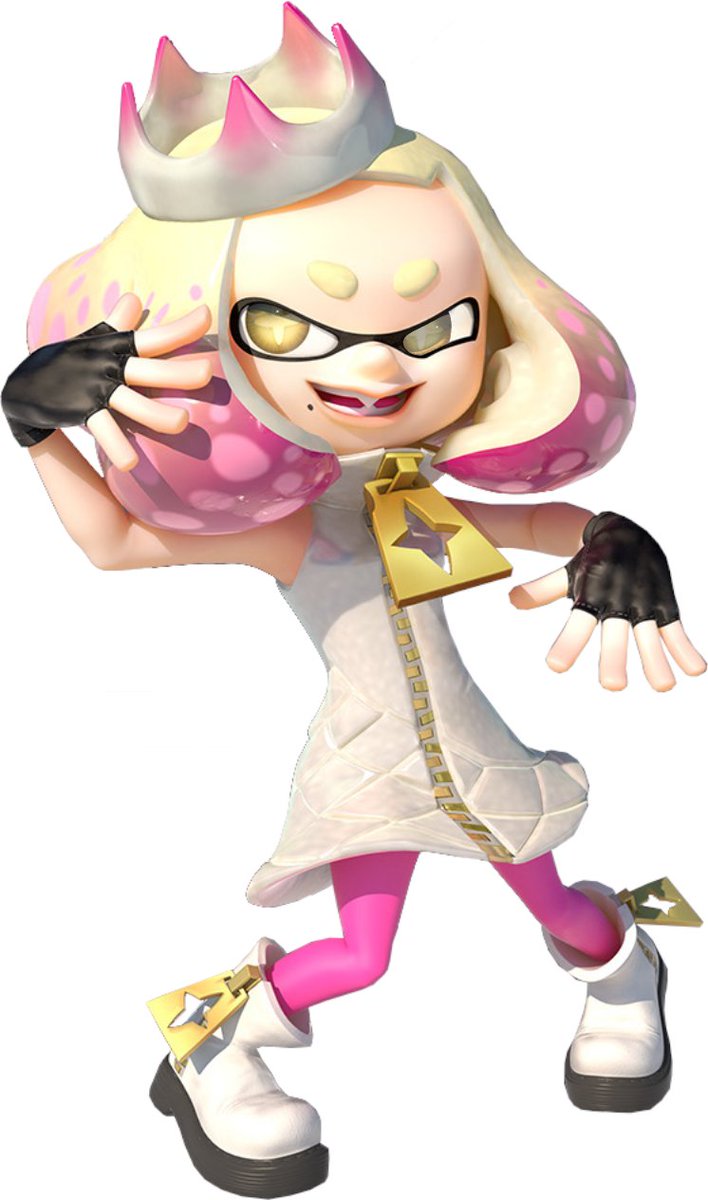 Pearl (Splatoon) had hypotropia!