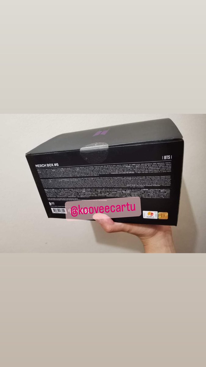 kooveecart's tweet photo. Up wts merchbox 6, dm or mine in post 💜 #wts #lfb #merchbox6 #mb6 https://t.co/FpCmvclksz