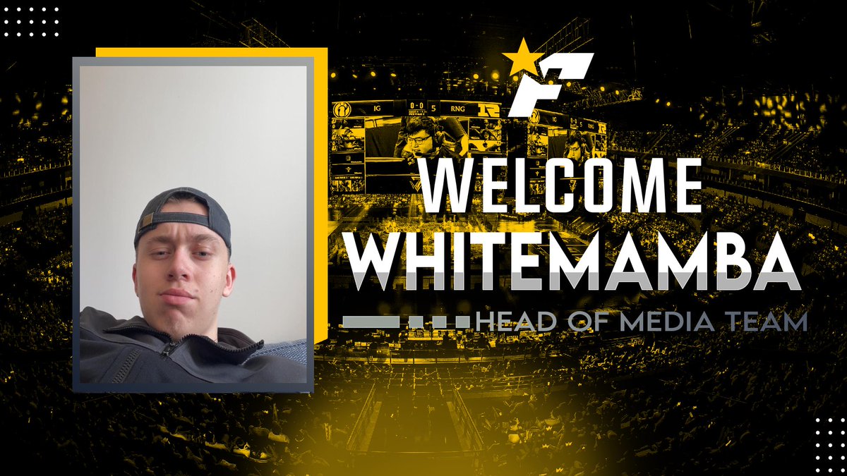 FullFGaming's tweet photo. 🌟ANNOUNCEMENT🌟

We would like to introduce the new and experienced Head Of Media Team @WhiteMambaCS. Ready to take the team to new highs!

#GoFullForce #gaming #eSports #gamingcommunity #GamingNews https://t.co/lcVF05YwKt