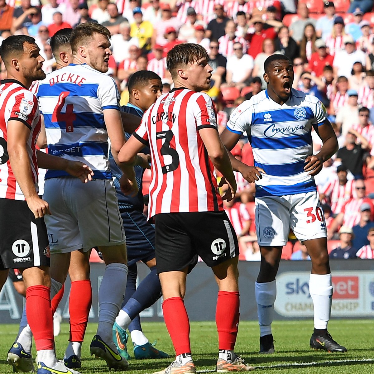 richleephoto's tweet image. Here's the sequence I took of @qpr Sinclair Armstrong's reaction to goalkeeper Seny Dieng scoring their injury time equaliser against @safc in Saturday's @efl fixture

#reaction #QPR #drama #sport #Football