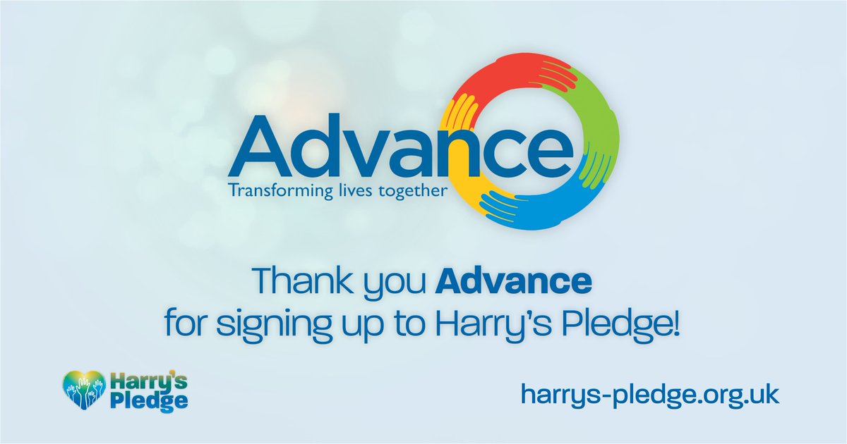HarrysPledge's tweet photo. A big thank you goes out to @Advancetweets for signing up to #HarrysPledge 💙
To find out more about their commitment to carers, visit our website: https://t.co/IN6aJkojxB https://t.co/MvUQjvBNmp