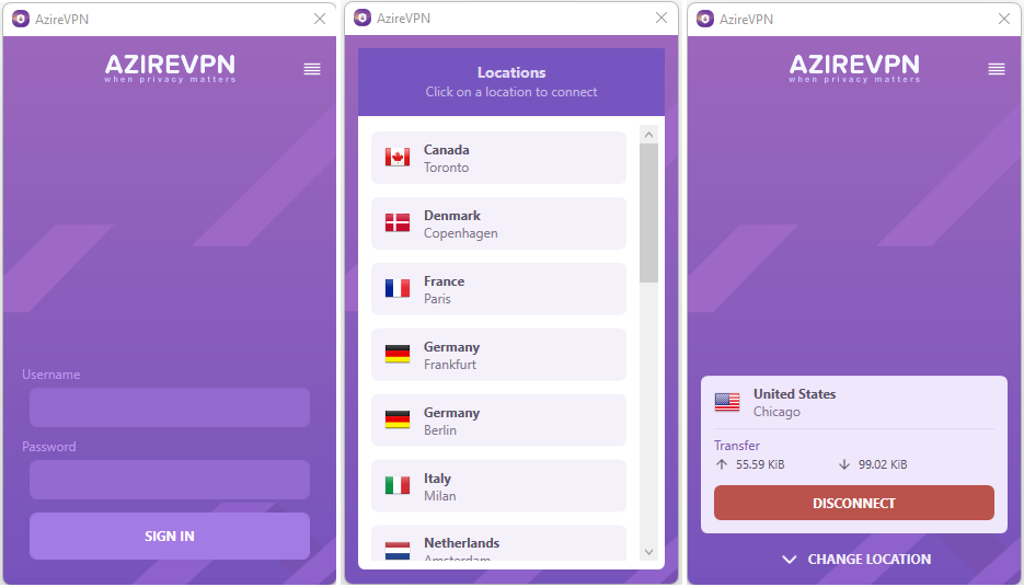 AzireVPN's tweet photo. ICYMI: The "new" AzireVPN desktop client with WireGuard is available - https://t.co/LDqYRY2YlX 

#VPN #security #privacyforeveryone #privacymatters https://t.co/qX7UhJppQv