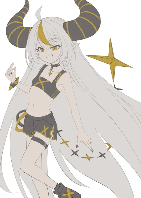これは私がコロナになる前に描いてたラプ様 