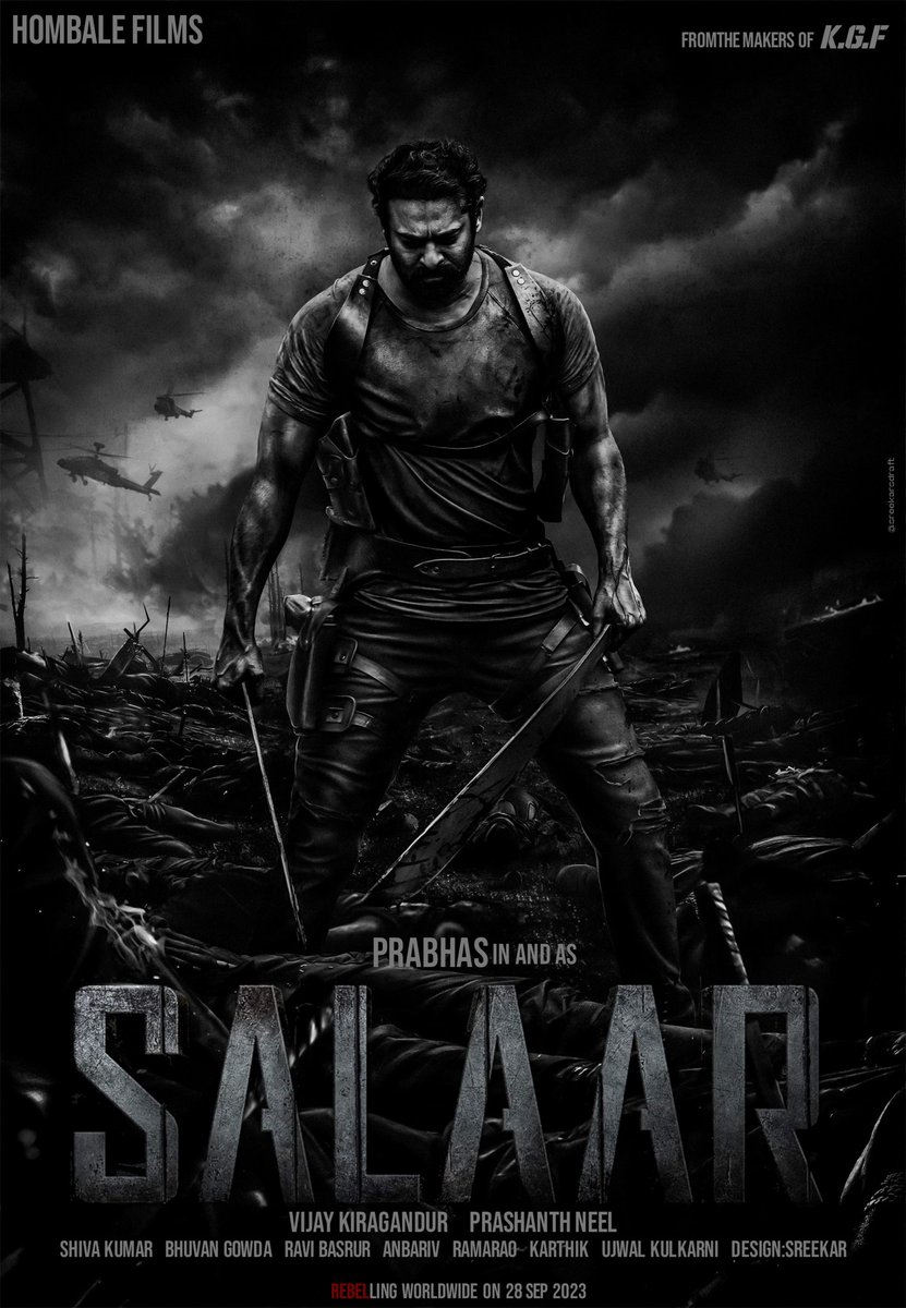 sreekarsdraft's tweet photo. #Salaar poster design!
#Prabhas #PrashanthNeel @SalaarTheSaga @hombalefilms https://t.co/FkyVj3bDxQ