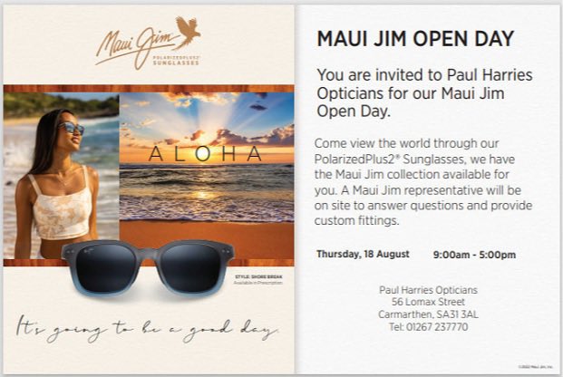 ManagerMagz's tweet image. Time flies and unbelievably we’re celebrating our 30th Birthday this year. We’re celebrating with a Maui Jim Open Day on Thursday and invite our patients to pop in to say “ hello “ and share some birthday cake.