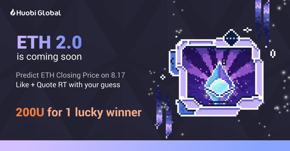 🌟Predict To Win $200 on #Huobi!

👀Predict #ETH's Closing Price on 8.17

✅Like this + Quote RT with guess 

🚀1 Winner ONLY!