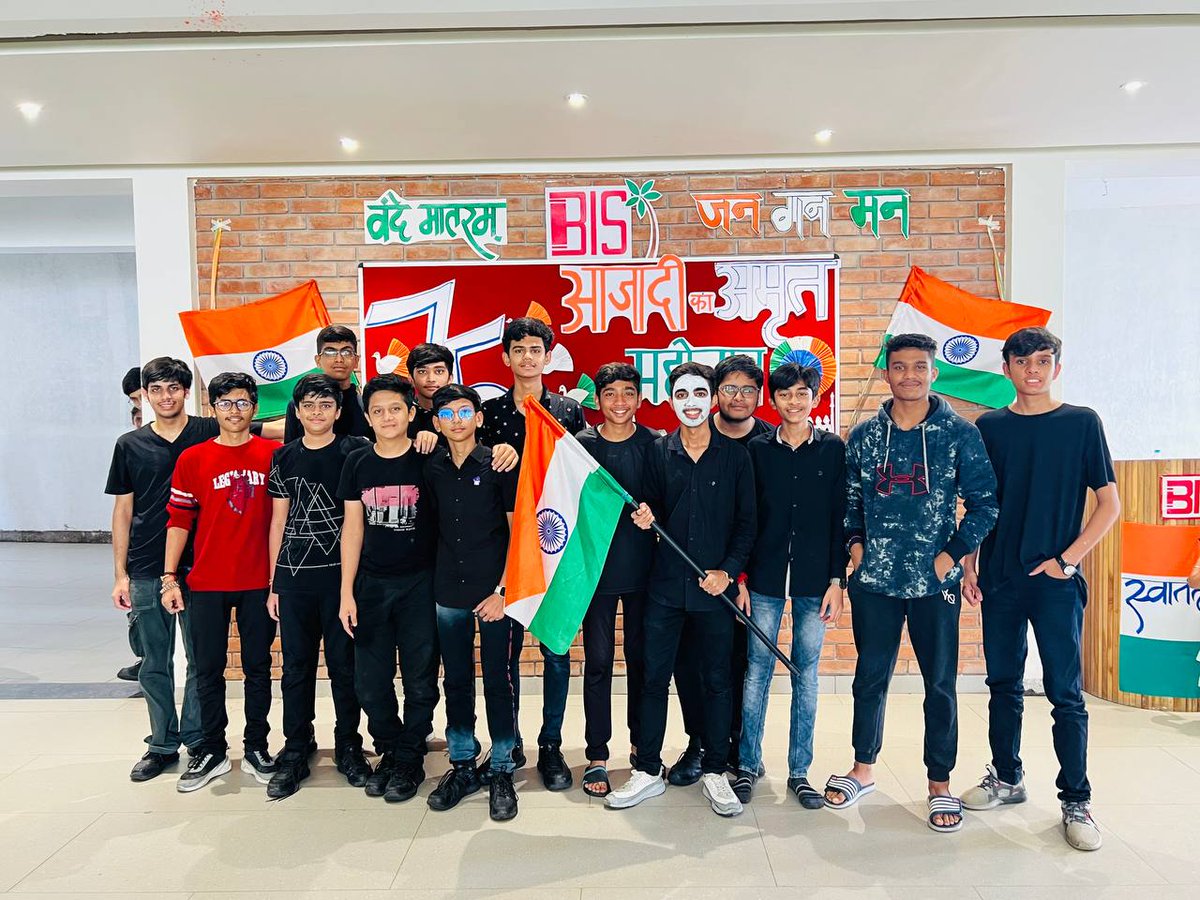 BilimoraP's tweet photo. Happy Independence Day 🇮🇳 #AazadiKaAmritMahotsav
#Iday2022
#biseducation https://t.co/Eiw86CyHca