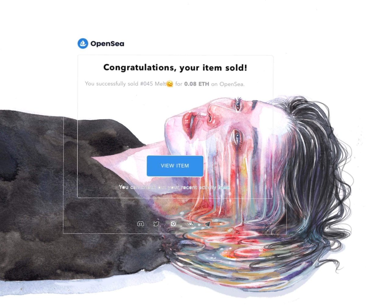 Sold !!🔥
You made today a good day for me.  Thank you for believing in my work 🫶🏻💓🫂 love you🙏
Own : <a href="/dielamaharanie/">D I E L A</a> 👑