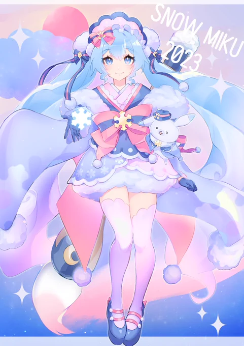 雪ミクちゃん#初音ミク #雪ミク2023 