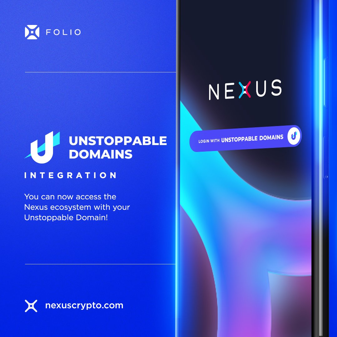 Claim your #FREE #UnstoppableDomains domain in just a minute!

Watch our #HowTo #video &amp; claim your domain today!
🎥youtu.be/3stxeTVKEkw

Want to know more about Nexus, check out our website!
🌐 nexuscrypto.com 

@unstoppabledomains #NCS #blockchain #defi #crypto #Web3