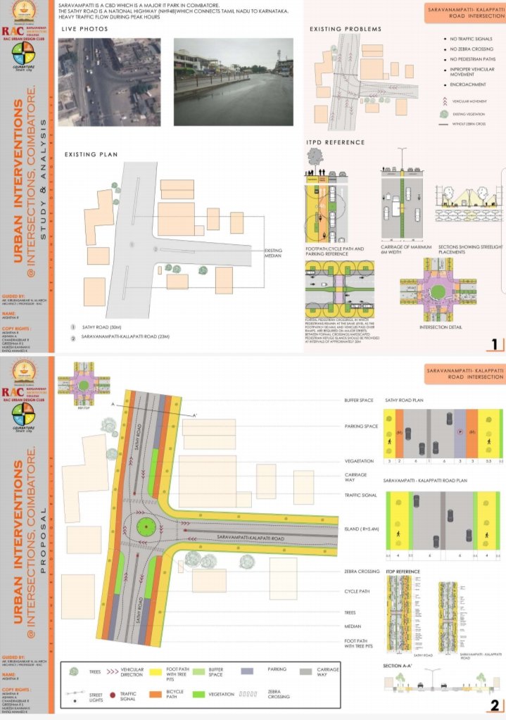 CoimbatoreSmart's tweet photo. Coimbatore Smart City celebrating the Grandeur of 75 glorious years of Indian Independence. On account of this, CSCL &amp; RAC has designed 75 critical intersections in Coimbatore to make it much more efficient for the people. 
#AzadiKaAmritMahotsav #75thIndependenceDay #Coimbatore https://t.co/NFCqx7dMew