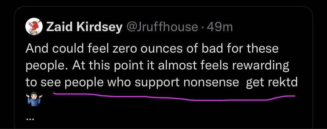 TheRealNomics's tweet photo. Never wish bad on others or it comes 2 u next - everytime #CloneX wish terrible things on others or attacked peeps #CloneX got rekt next😺👉 from @Jruffhouse wishing @goblintown fails 2 @fereilliquid trying to get me ejected 2 “hope investors lose” 👀 issue yet @benitopagotto 🥲? https://t.co/n0Oey1rR9f
