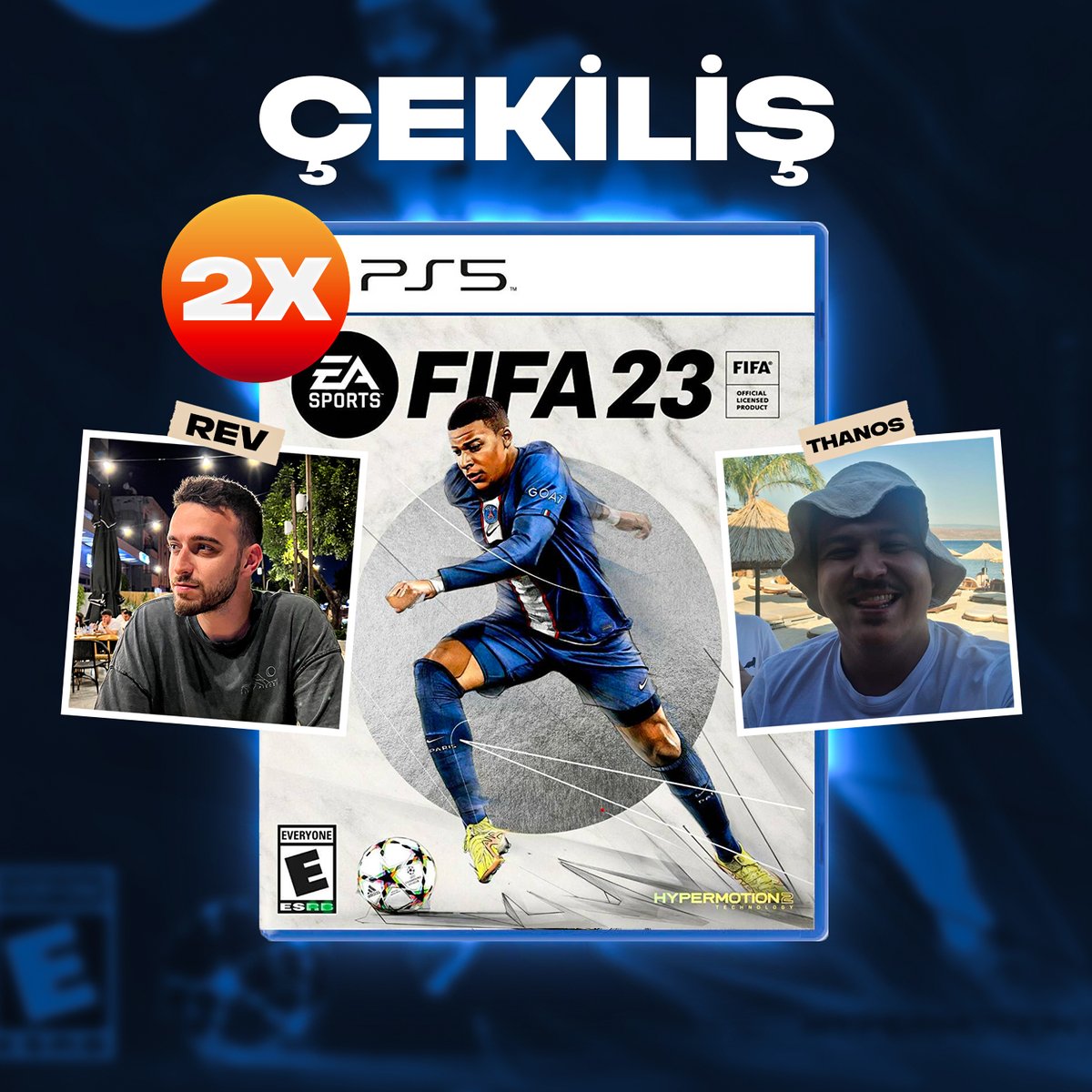 .<a href="/Cemzumbulyuva16/">Cem Zümbülyuva</a> ile birlikte 2 takipçimize FIFA 23 hediye ediyoruz. Katılım şartları: 

✅@Revenger_Ryan ve <a href="/Cemzumbulyuva16/">Cem Zümbülyuva</a> hesaplarını takip etmek.

✅Bu tweeti beğenip‚ RT yapmak.

Kazananlar 20 Ağustos'ta twitch.tv/Revengerryan kanalında yayında açıklanacak. Bol şans!