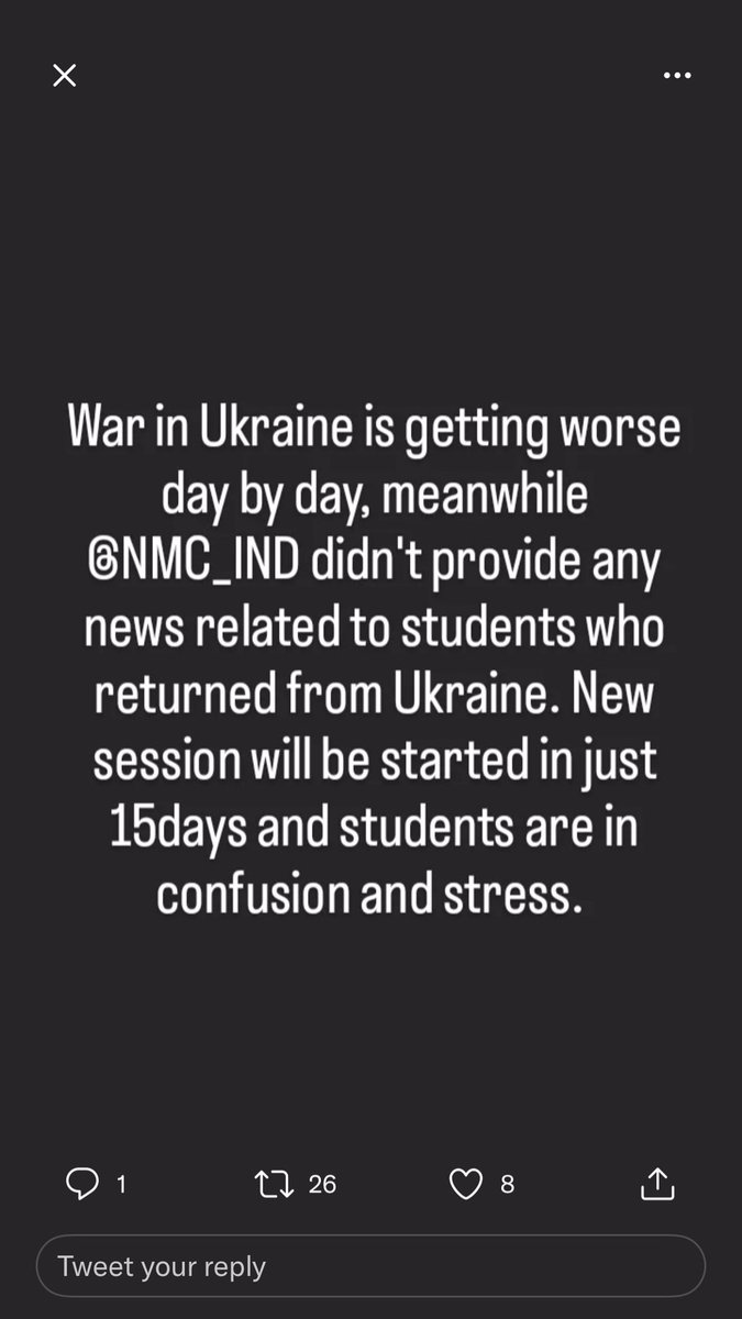 DhageSamiksha's tweet photo. #studentsindark @Dev_Fadnavis @PMOIndia @aajtak @SubhavRamnani #studentsreturn from ukraine #give us one time relaxation @NMC_IND https://t.co/dBRDOc5ZO0