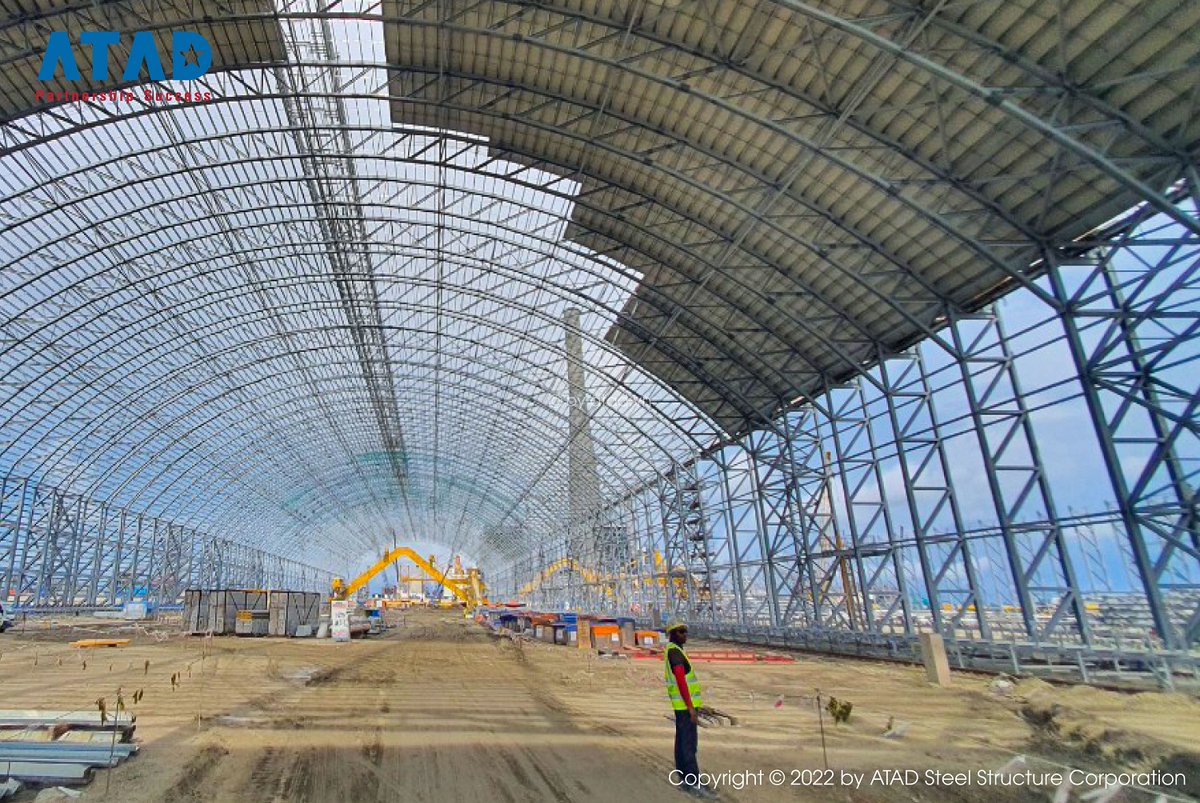 ATAD_STEEL's tweet image. 🌟 ATAD is proud to be a steel structure contractor that designs and manufactures thermal power plant projects in South Asia with a scale of up to 27,000 ton and 150,000 square meters
#project #powerplant #heavysteelstructure