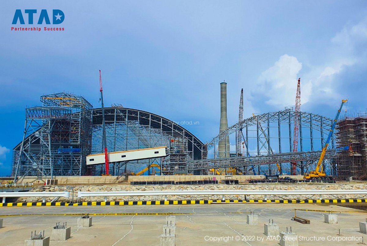 ATAD_STEEL's tweet image. 🌟 ATAD is proud to be a steel structure contractor that designs and manufactures thermal power plant projects in South Asia with a scale of up to 27,000 ton and 150,000 square meters
#project #powerplant #heavysteelstructure