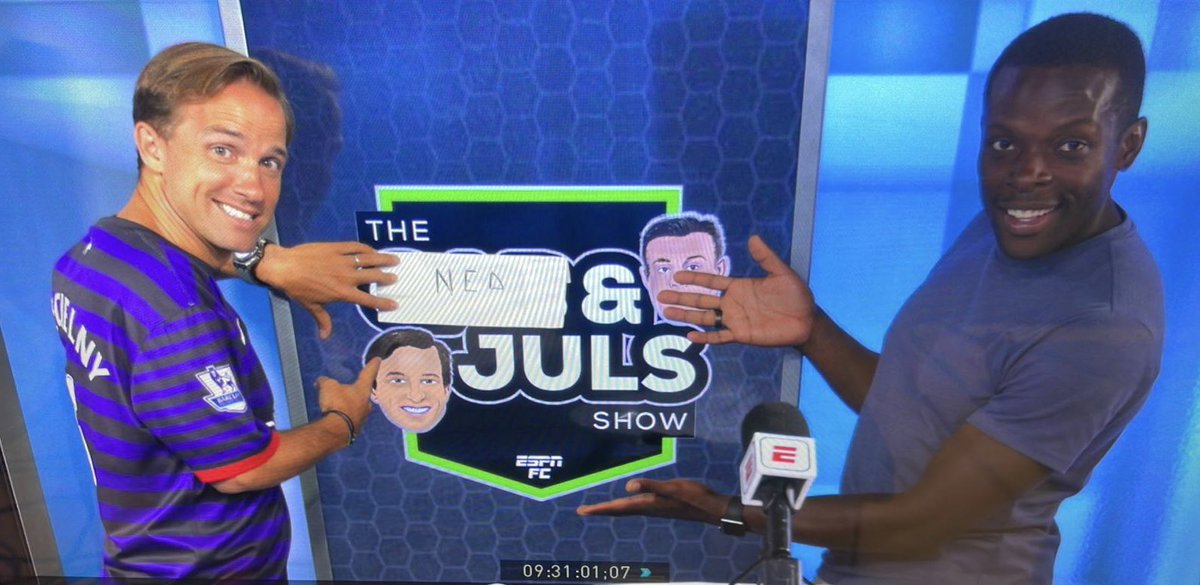 LaurensJulien's tweet photo. We have done it again!! 🤣🤣
The Ned&amp;Juls show drops later today with a big debrief of Chelsea - Spurs and plenty of quick hits (Haaland, PSG, Musiala, United…)
@kickback_nedum @ESPNFC https://t.co/RTi55jre14