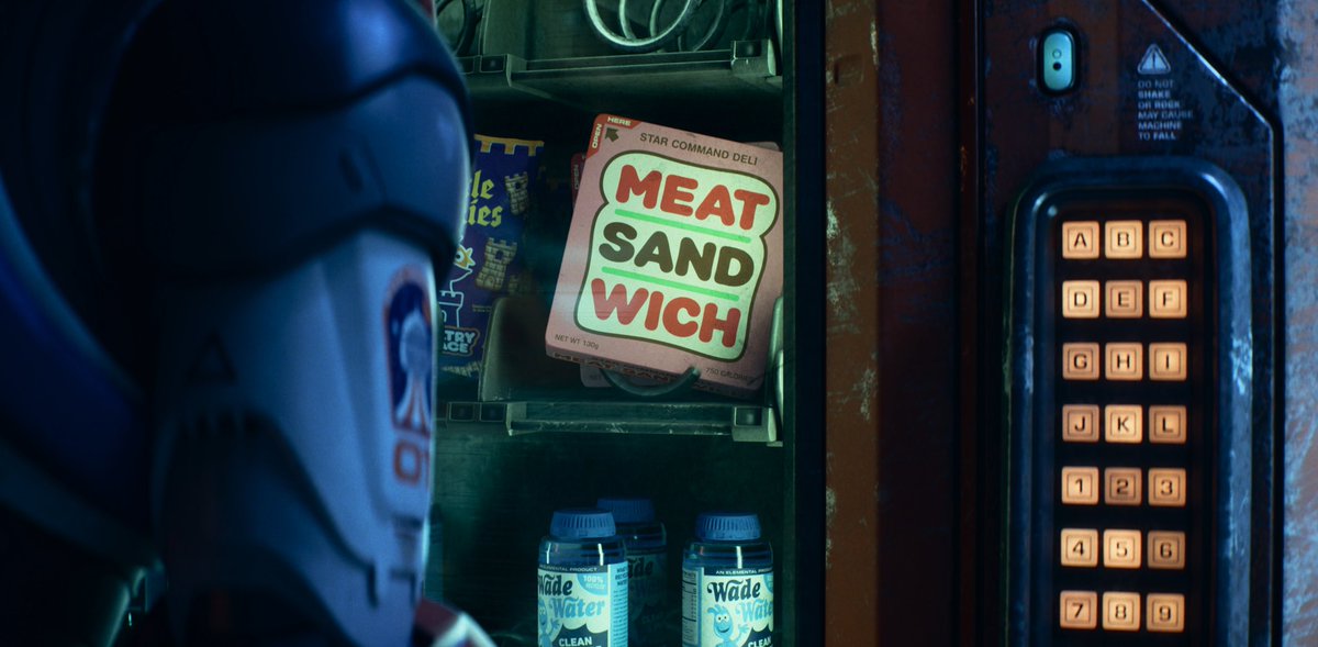 My font Sausage making a brief appearance in Lightyear