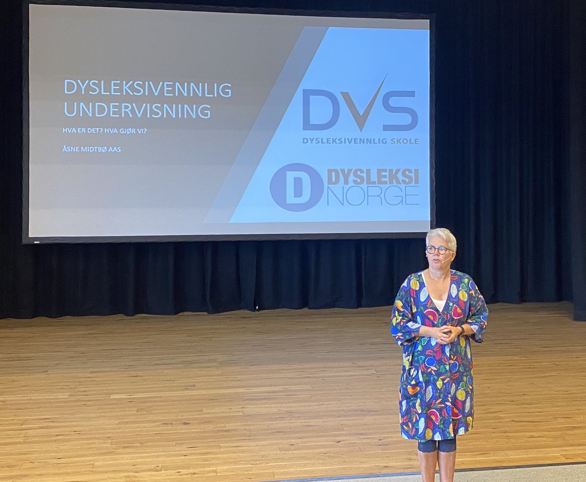 Greitt å starte skuleåret med eit smell! Tusen takk <a href="/Sjova/">Aasne Midtbø Aas</a> nyttig og anvendeleg i meir enn berre dysleksivennleg undervisning