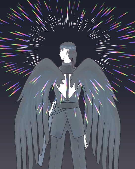 有翼人のtwitterイラスト検索結果