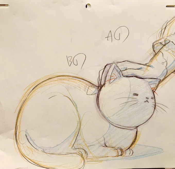 6話ゴロン黒猫家の猫ちゃんを観察しながら描きました!(掲載許可済) 
