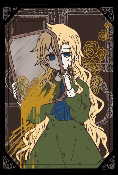 「blonde hair picture frame」 illustration images(Latest)｜4pages
